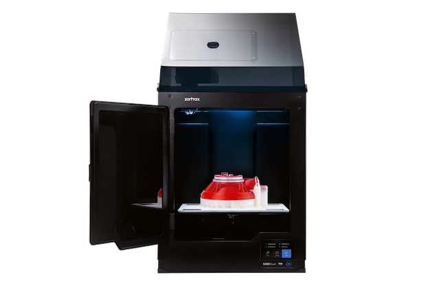 Zortrax introduces M300 Dual double extrusion desktop 3D printer - M300%20Dual%20moDel%20insiDe%20with%20lighting%20on