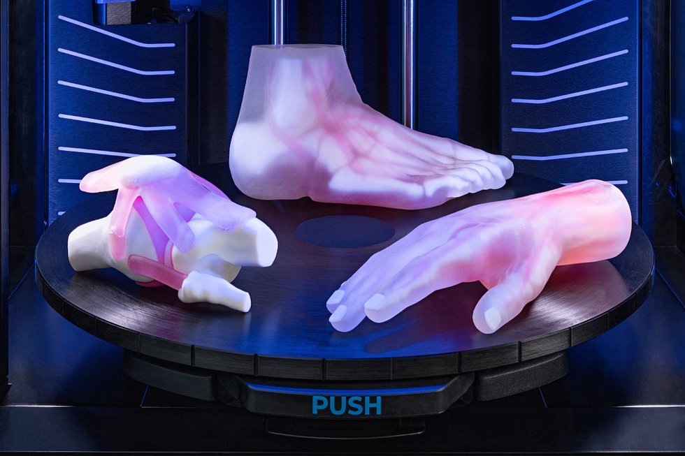 Medical models on Stratasys J5 Digital Anatomy system