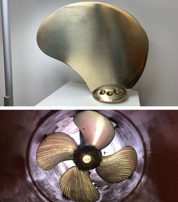 Kawasaki Heavy Industries 3D printed propeller blade