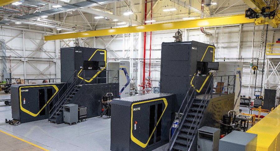 Nikon SLM Solutions NXG XII 3D printers at Lockheed Martin