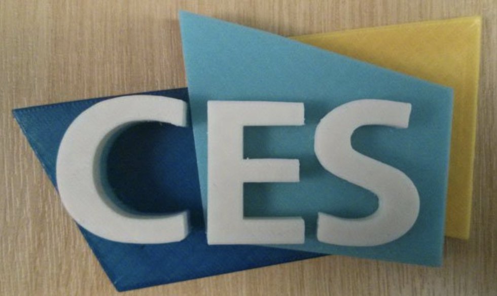 Former CES Logo 3D Printed by RichRap