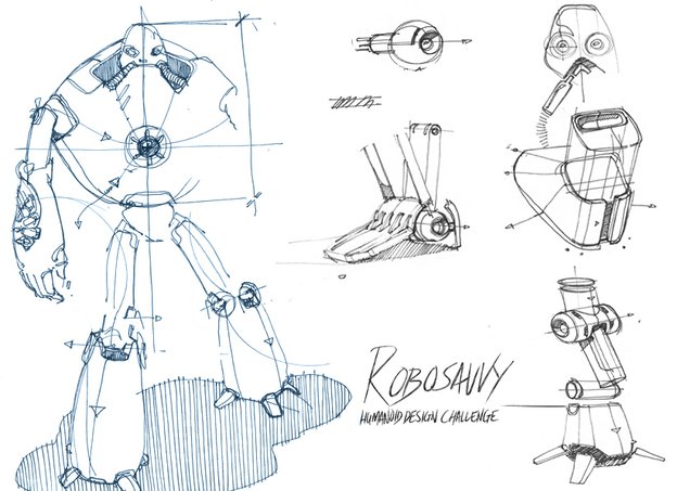 Designing a humanoid robot is easy with ruler tools by viciaia