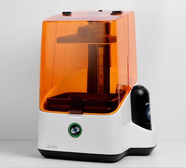 UNIZ Slashes print times with world's fastest desktop LCD 3D printer on ... - SLASH Printer Three Quarters